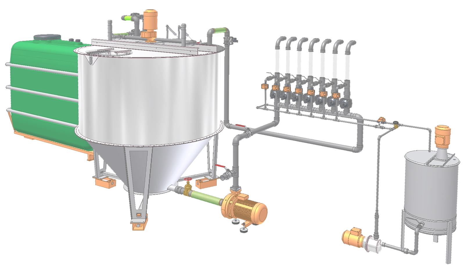Liquid Feed Delivery Pipe